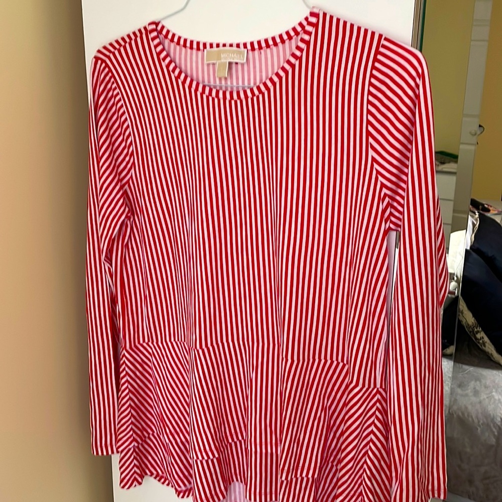 Long sleeve Michael Kors t-shirt with boat décolleté